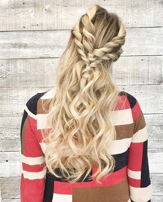 21 Half-up Half-down Prom Hairstyles for a Graceful Outlook