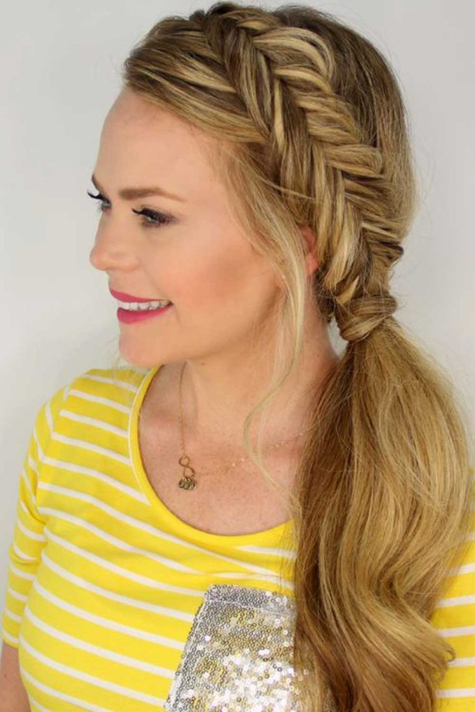 Dutch Fishtail Ponytail