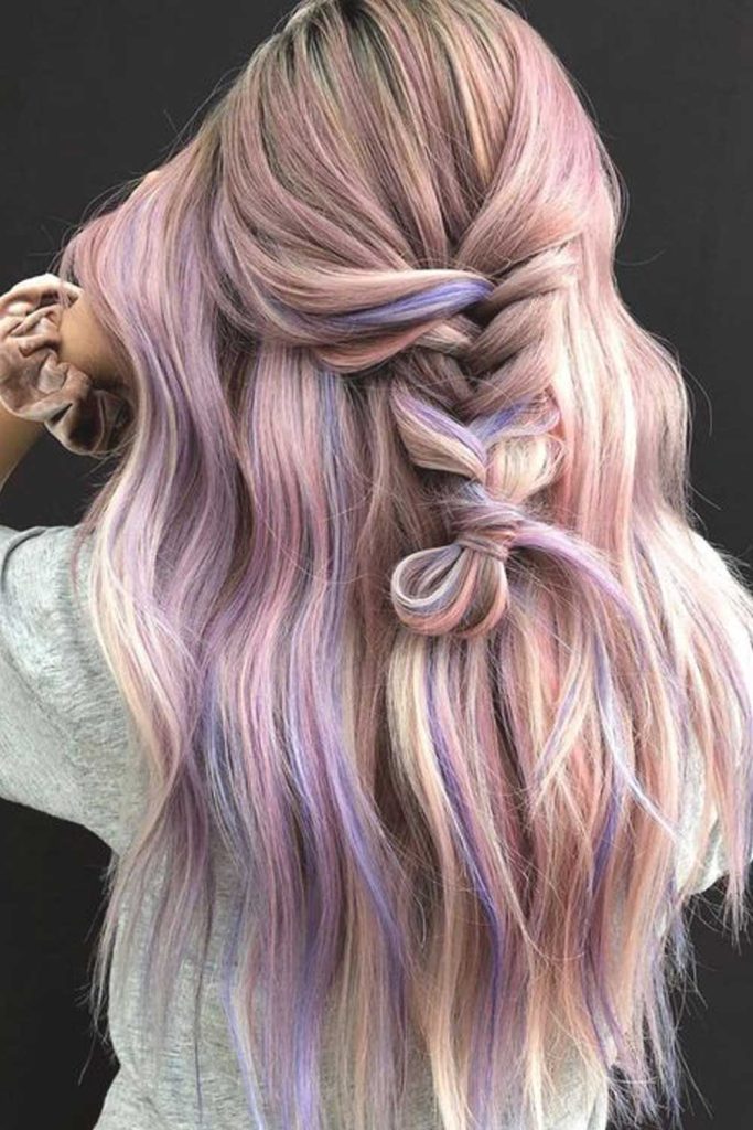 Purple Hair color