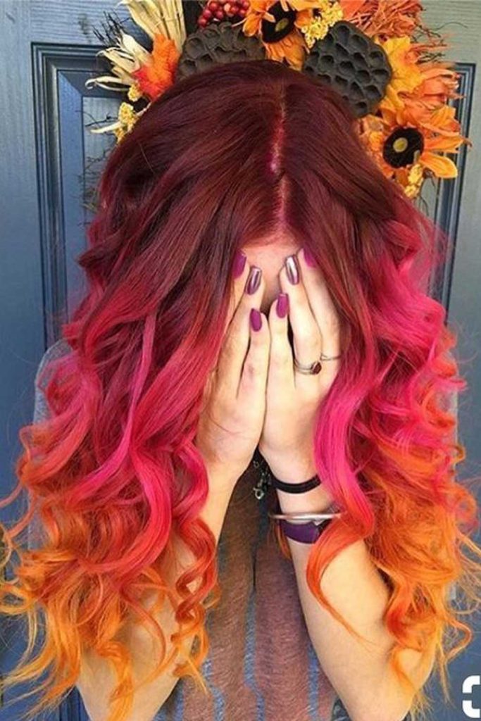 Sunset Ombre Hair
